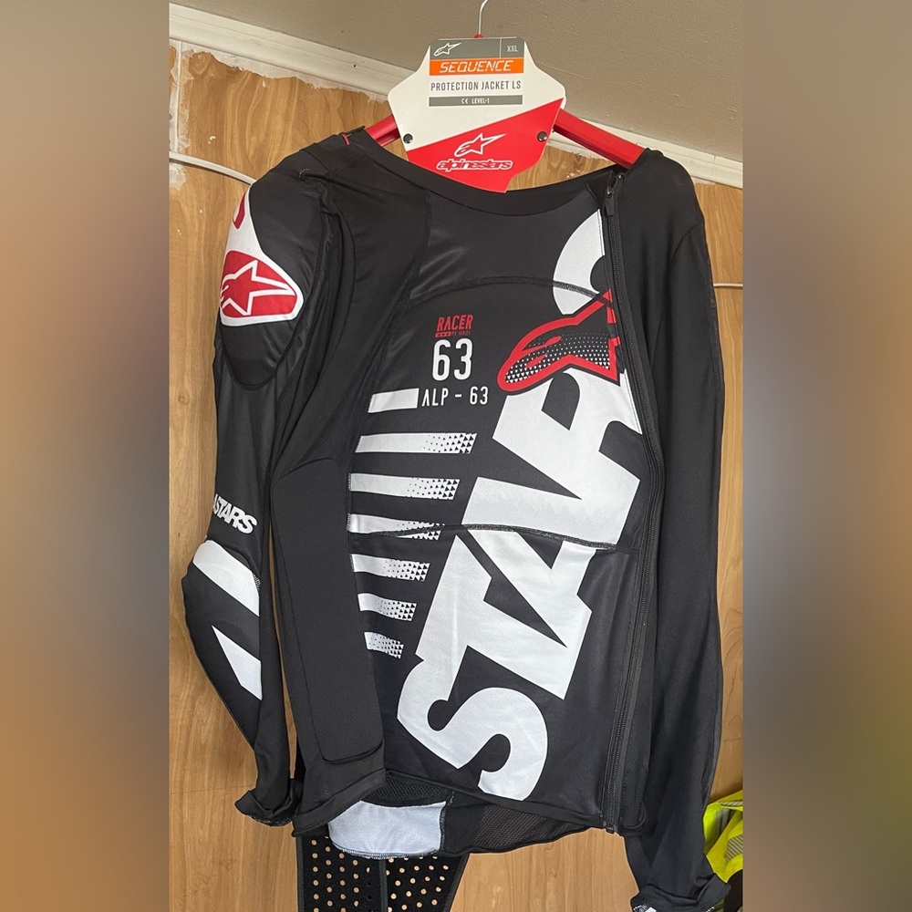Alpinestars Sequence Protection Jacket armor Racer MX Series